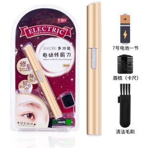 Vrouwen Elektrische Wenkbrauw Trimmer Beveiliging Ontharing Eye Brow Epilator Mini Shaper Scheerapparaat Pijnloos Scheermes Gezichtshaar Remover