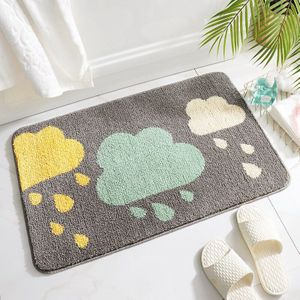 Mode Massaal Badmat Super Zachte Absorberende Badkamer Tapijt Antislip Voet Mat Microfiber Badkamer Deken Douche Deur Mat