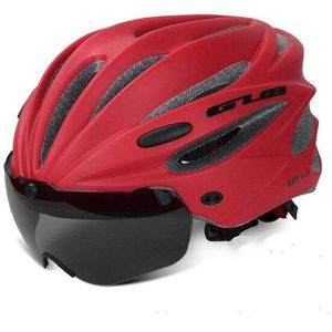 Gub K80 Plus Magnetische Goggle Rijden Helm Een Paar Grijze Lenzen Geïntegreerde Mountainbike Apparatuur Mtb Road Fiets helm