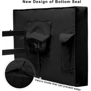 Outdoor Tv Cover Met Bodem Weerbestendig Stofdicht 22 \ "32 \" 36 \ "40 \" 46 \ "48 \ Beschermen Tv Screen Tuin Patio Outdoor Tv Cover