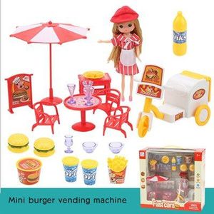 Kinderen Supermarkt Kassa Jongens En Meisjes Simulatie Burger Pretend Play Speelgoed Set Combinatie Baby Mini Kassa Speelgoed