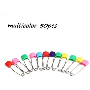 6/50pcs Veiligheidsspelden DIY Naaien Pin Gereedschap Rvs Naalden Pin Kussen Kleine Broche Pin Sjaal Gesp kleding Accessoires