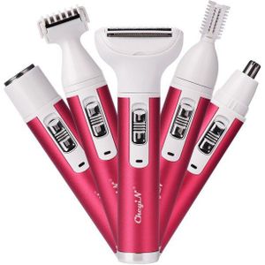 Multifunctionele Elektrische Scheerapparaat Voor Vrouwen Oplaadbare Lady Neus Wenkbrauw Trimmer Gezicht Lichaam Been Bikini Haar Remover Scheren Scheermes