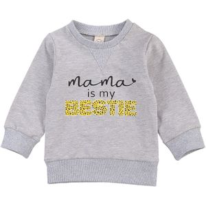 Peuter Kids Sweatshirt Tops Baby Jongens Lente Herfst Pasgeboren Baby Casual Luipaard Brief Afdrukken Sweatshirt Outfits