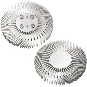 1Pc Ronde Spiraal Aluminium Heatsink Cooler Led Koellichaam Radiator 90*10Mm Voor 10W High Power led Licht Lamp 1