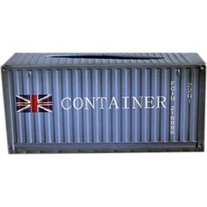 Mode-Retro Container Iron Tissue Doos Thuis Auto Servet Papier Container Metalen Papieren Handdoek Storage Case Home deco