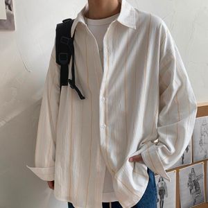 LAPPSTER Mens Graffiti hip hop voorjaar shirts met lange mouwen Mens Harajuku-Koreaanse mode-shirts Heren knoop op overhemd shirt