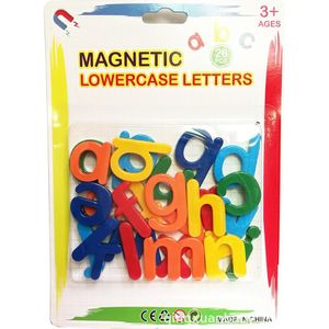 Kinderen Vroege Onderwijs Speelgoed White Board Magnetische Engels Letters Digitale Magnetische Stickers Eva Koelkast Stickers