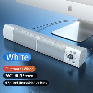 Luidsprekers Voor De Computer Afneembare Bluetooth Speaker Surround Sound Subwoofer Soundbar Voor Pc Laptop Usb Bedrade Caixa De Som
