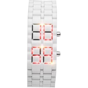 Mode Mannen Horloge Luxe Lichtmetalen Staal Led Horloges Mannen Sport Elektronische Horloge Led Digitale Horloge Reloj Hombre * E
