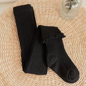 Menoea 8 Kleur Baby Meisjes Effen Kleur Legging Kinderen Lente Herfst Kant Lange Panty Gebreide Sokken Kinderen Strakke Katoenen Broek