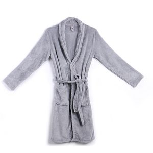 Mannen Winter Warme Gewaden Dikke Verlengd Pluche Sjaal Badjas Kimono Thuis Kleding Lange Mouwen Robe Coat peignoir homme