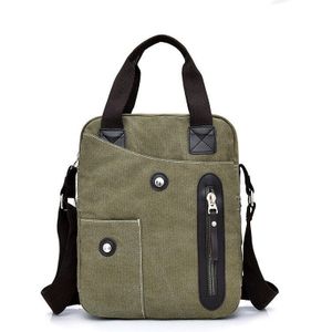 Mannen Canvas Crossbody Tassen Multifunctionele Vintage Mode Messenger Bags Waterdichte Casual Reizen Handtassen Mannen