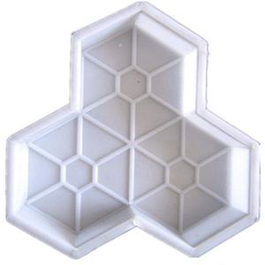 1Pcs Path Mold Maple Leaf Beton Handmatig Plastic Stepping Stone Bestrating Mallen Voor Bestrating Binnenplaatsen Vierkante