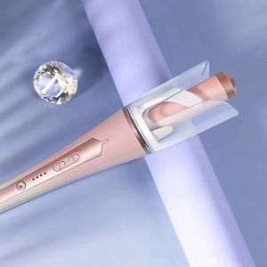 Anti-Perm Krullend Haar Krultang Voor Vrouwen Automatische Rotatie Haar Rollen Negatieve Ion Krultang Wave Magic Styling Tool