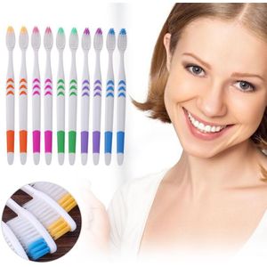 10 Stks/pak Professionele Zachte Tandenborstels Mond Schoon Nano Oral Care Borstel Tand Borstels Dental Persoonlijke Verzorging Tanden Borstel