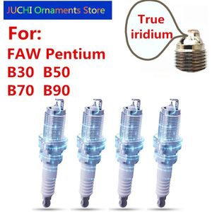 4 Stuks Auto Bougies, Ontstekers, Iridium Bougies Voor Faw Pentium B30, B50, B70, b90 X40 ,X80