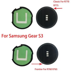 Voor Samsung Gear S3 Klassieke R770 R775 / Frontier R760 R765 Horloge Glas Batterij Cover Lens Rear Behuizing Back Case lens + Lijm