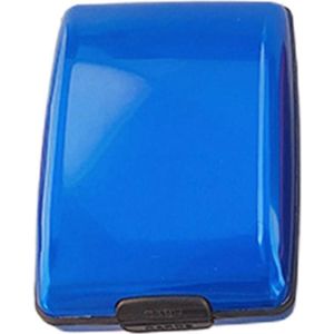 Eenvoudige Stijl Rfid Multifunctionele Licht En Sterk Aluminium Security Portemonnee Rfid Non-Scan Metalen Portemonnee