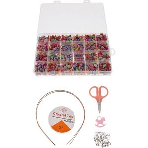 Multi-color Pop Kralen Speelgoed, art Ambachten Sieraden Maken Diy Speelgoed Voor Kinderen Meisjes (Ongeveer 500Pcs)