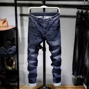 Mannelijke Jeans Mannen Men's Jean Homme Denim Slim Fit Broek Broek Straight Blauw Zwart Biker Skinny Casual zachte