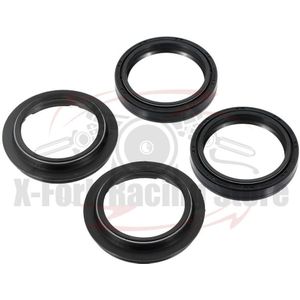 Motorfiets Kit 2 Stuks Vork Olie Seals & 2 Stuks Stof Seals Voor Kawasaki KLX250 2004-2007 2005 2006