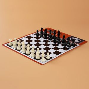 49Mm Schaken Backgammon Checkers Set Bordspel 3-In-1 Internationale Schaken Schaken Draagbare Bordspel