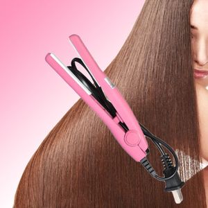 Professionele Mini stijltang Ijzer Roze Keramische Elektronische Haren Rechttrekken styling tools Thuisgebruik Grote Verkoop