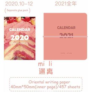 457 Vellen Chao Chao Mu Mu Serie Mini Kalender Eenvoudige Leuke Student Leren Decoratie Kalender Kantoorbenodigdheden
