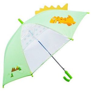 Yada Mooie Dinosaurus Patroon Vouwen Regenachtige Transparante Semi-Automatische Paraplu Voor Kids Kind UmbrellaYD200131