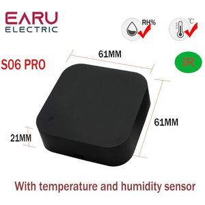 Wifi Tuya Smart Universele Ir/Rf Afstandsbediening Voor Airconditioner Tv Met Temperatuur Vochtigheid Sensor Door Alexa Google thuis