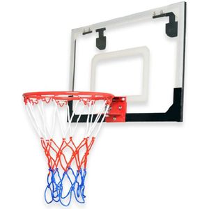 45*30Cm Muur Gemonteerde Transparant Pc Basketbalrugplank Voor Kids & Volwassenen Ball Sport Gaming Trainer Rail deur Opknoping 22Cm Velg