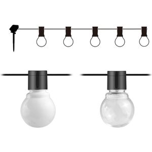 Solar Outdoor Tuin Guirlande Path Light 2.5M 5M Led Solar Panel Powered Lamp 10/20 Globe Lampen Ball String Verlichting
