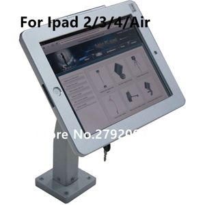 Tablet Beveiliging Houder Lock Display Stand Wall Mount Case Beugel Diefstalbeveiliging IPad2/3/4 Met Afsluitbare Metalen case En Sleutel