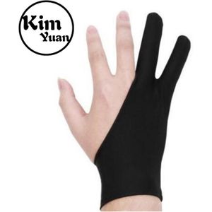 KIM YUAN Anti-missing handschoenen Professionele twee-vinger handschoenen Handschoenen touch anti-missing platte anti-zweet schilderen