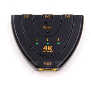 Auto Hdmi-Compatibel Switch Switcher 4K * 2K 3D Mini Hdmi-Compatibel Splitter 3 In 1 out Poort Hub Voor Dvd Hdtv Xbox PS3 PS4 1080P