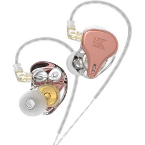 Kz × Hbb DQ6S Metalen Bedrade Oortelefoon In-Ear Bass Muziek Monitor Hoofdtelefoon Met Microfoon Noice Cancelling Sport Hifi headset