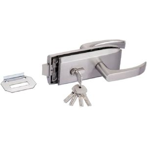 Glazen Deur Lock W Key Swing Deur En Schuifdeur Aluminium Frameloze Glazen Deur Slot, Hoge Partitie Deurslot