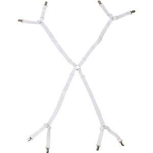 Laken Clips Zwart Wit Kriskras Verstelbare Bed Hoeslaken Bandjes Fixing Antislip Riemverbinder Thuis Gadgets