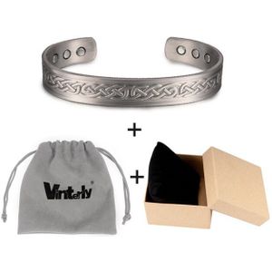 Vinterly Viking Koperen Armband Mannen Manchet Verstelbare Bangles Vrouwen Gezondheid Energie Magnetische Puur Koperen Armbanden En Armbanden Voor Mannen