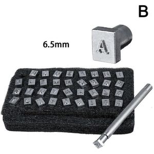 36Pcs Carbon Staal Alfabet Nummer Digitale Stempel Punch Engels Carving Ambachtelijke Brief Afdrukken Voor Lederen Gereedschap Set Handgemaakte Z4D9