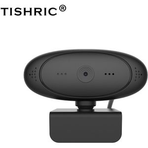 Tishric Webcam 1080P Autofocus Web Camera Met Microfoon Hd Computer Camera Voor Webcast Netwerk Onderwijs Teleconferencing