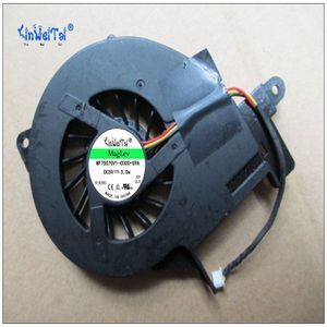 2 stuks CPU fan voor DC5V 0.5A bare fan BS5505H2B Draad Lengte: 70mm, 3 draad 3-pin connector