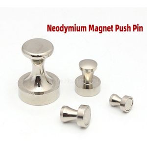 1Pcs Neodymium Whiteboard Magnet Push Pin Strong Magnetic Office Chess Shape Thumbtack Fridge Magnets Pins Blackboard Metal Memo