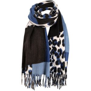 Leopard print winter women wool Brand shawl hijab luxury for ladies long scarves thick oversize pashmina#g3