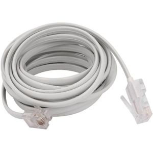 Praktische Boutique RJ11 6P4C Om RJ45 8P4C Modulaire Telefoon Internet Verlengkabel 3 Meter