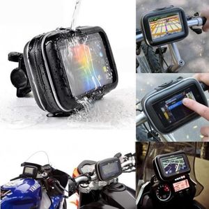 Waterdicht Motorfiets Stuur Mount Houder Tas Gps Waterdichte Case Voor Gps Nuvi