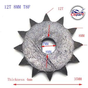 10 11 12 Tand 10T 11T 12 T 25H T8F D Type 8Mm 10Mm Scheermes evo X-Treme Izip E Scooter Motor Tandwiel MY1020