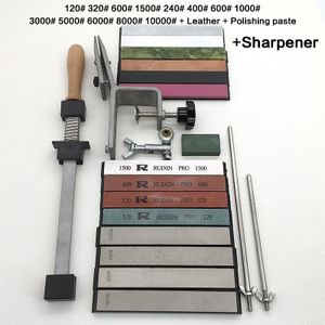 Keuken Messenslijper Vaste Hoek Puntenslijper Apex Slijpsteen Diamond Set Slijpen Gereedschap Multifunctionele Edge Blade Ruby Bar