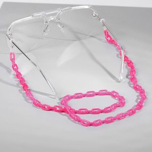Multicolor Acryl Lenzenvloeistof Ketting Voor Lezen Vrouwen Eyewears Accessoires Zonnebril Ketting Cord Holder Neck Strap Touw